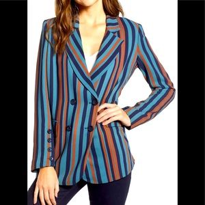 Chelsea28 women’s striped blazer